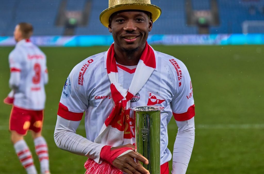 Maxwell Woledzi Revels in Norwegian Cup Glory with Fredrikstad FK