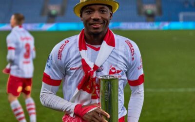 Maxwell Woledzi Revels in Norwegian Cup Glory with Fredrikstad FK