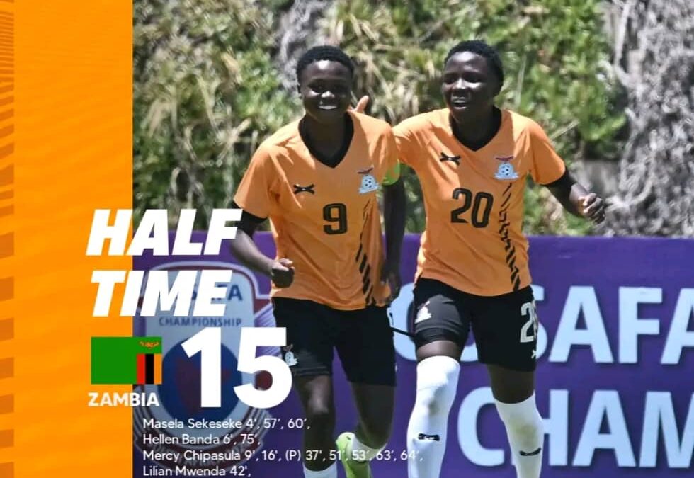 Zambia Thrashes Lesotho 15-0 in Dominant Display