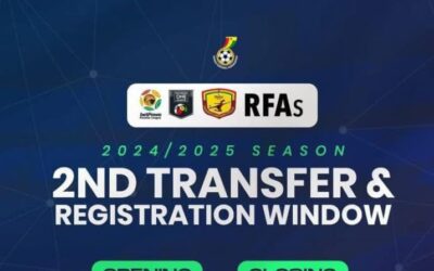 Ghana FA Opens Second Transfer Window for 2024/25 Season: Deadline Set for January 22