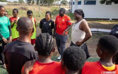 Abedi Pele Inspires Black Maidens Ahead of WAFU B U17 Girls Cup