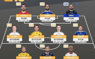 Maxwell Woledzi Earns Spot in Norway Eliteserien Team of the Year