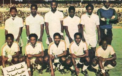 “When Victory Turned Chaotic: Ghana’s 1982 AFCON Trophy Presentation at a Hotel”