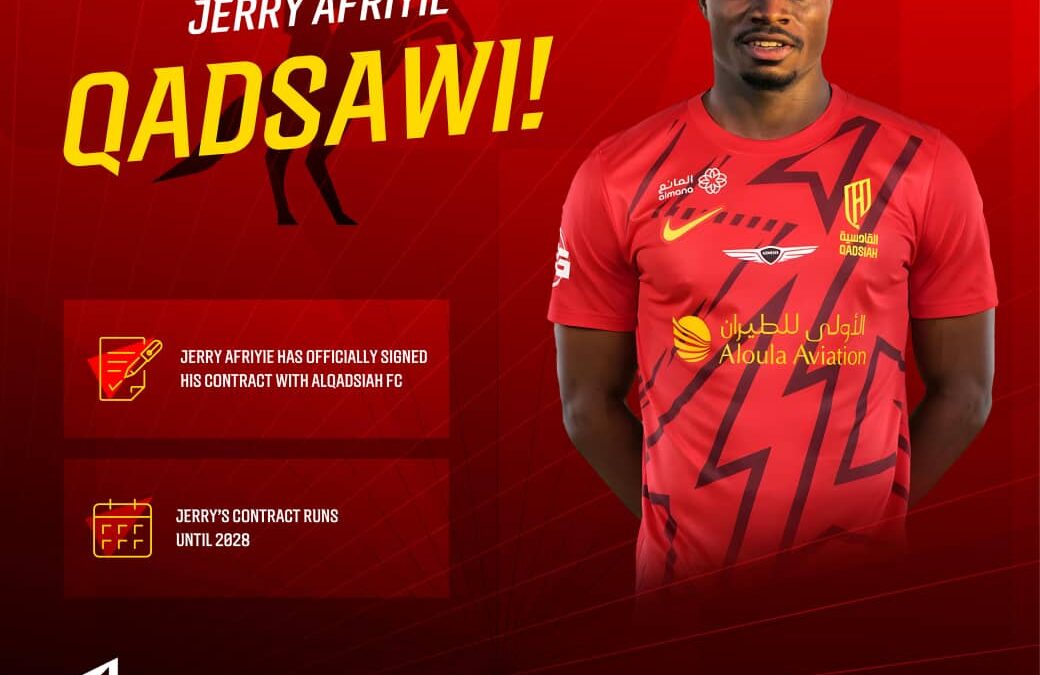 Jerry Afriyie’s Remarkable Rise: Ghanaian Teenager Joins Al-Qadsiah FC in Saudi Pro League