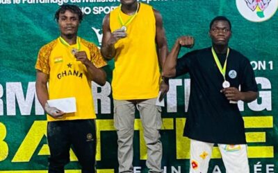 Ghana’s Armwrestling Stars Shine: Abeka Nunoo and Henry Otoo Win Gold at Togo Championship