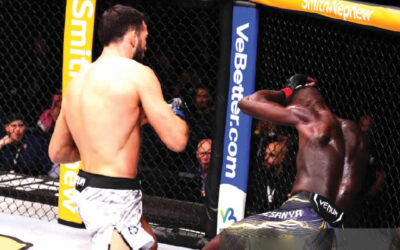 Israel Adesanya Suffers Third Consecutive Loss, Stopped by Nassourdine Imavov at UFC Fight Night 250