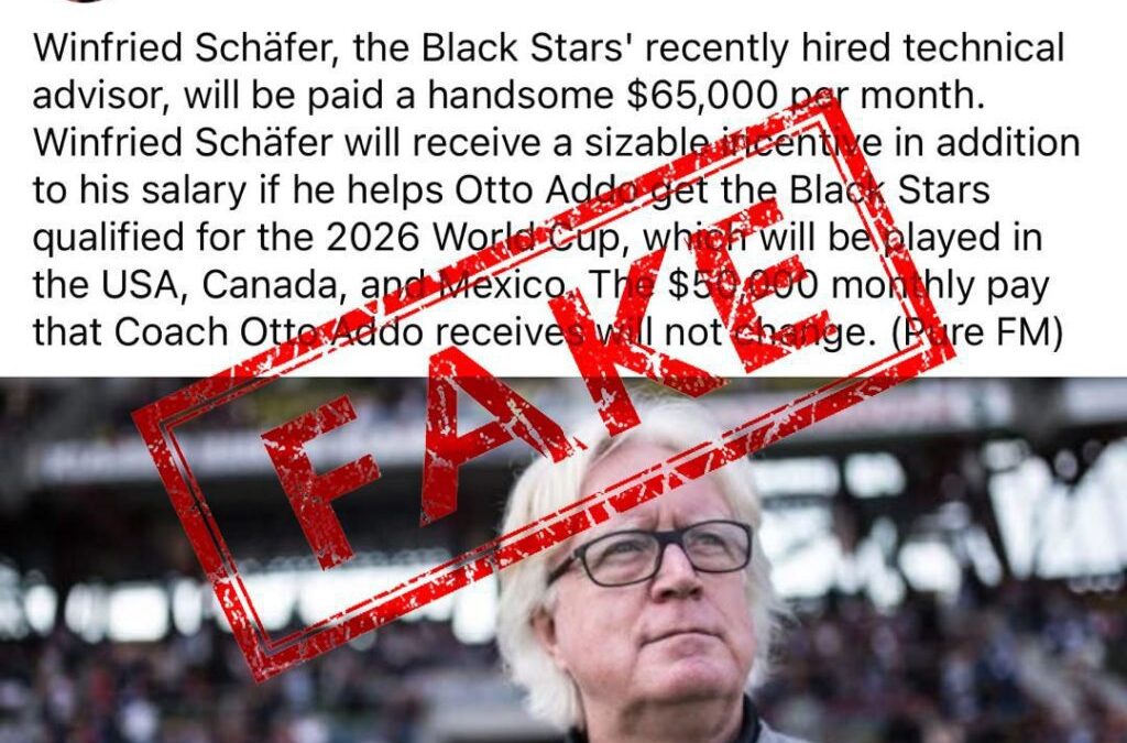 Winfried Schäfer’s Appointment: GFA Denies $65,000 Salary Claims