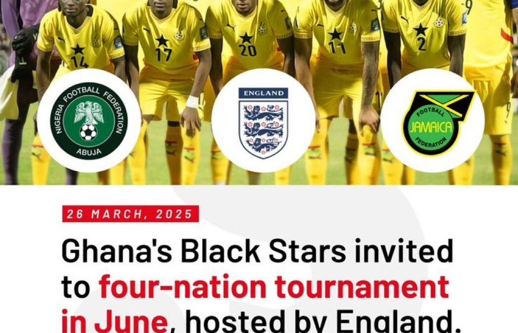 “Ghana Set to Battle Giants in Exciting Four-Nation Tournament This June”