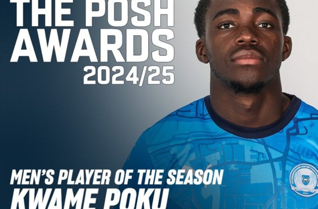 Kwame Poku Sweeps Awards at Peterborough United After Stellar Season