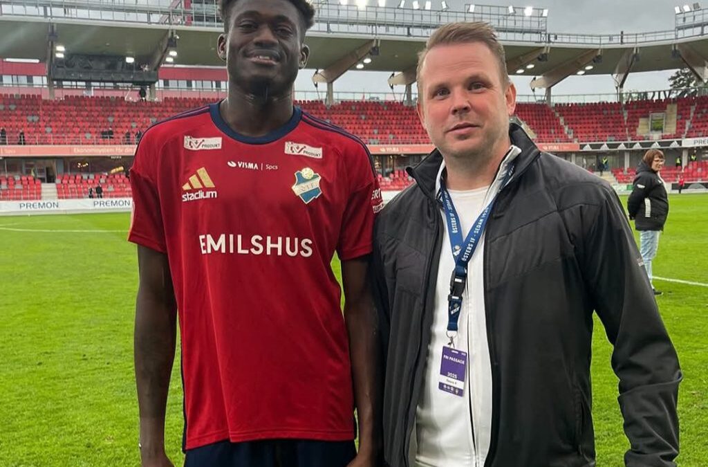 Rising Star Kingsley Gyamfi Earns Praise from Osters IF Sporting Director for Breakout Season