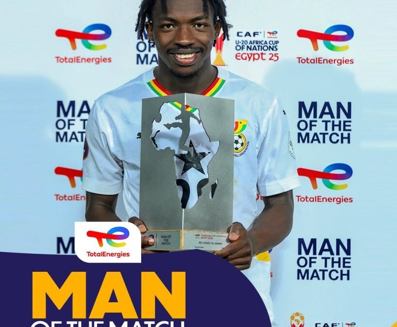 Abdul Sulemana Shines as Ghana Battles DR Congo to U-20 AFCON Draw