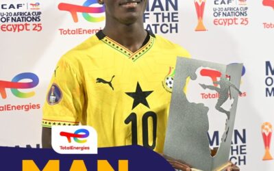 Abdul Aziz Issah Shines Bright with Man of the Match Performance in Black Satellites’ Victory