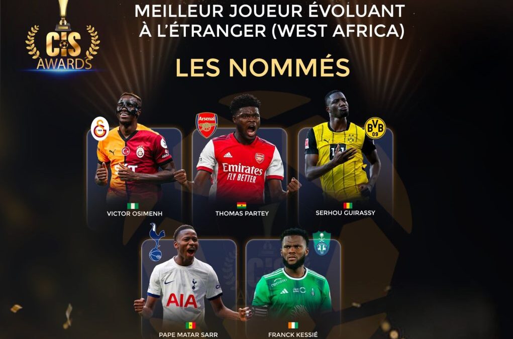 Thomas Partey Headlines Finalists for Best West African Player Abroad at 2025 CIS Awards