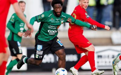 “Kevin Appiah Nyarko Shines as Varbergs Stun Unbeaten Landskrona with First-Half Blitz”