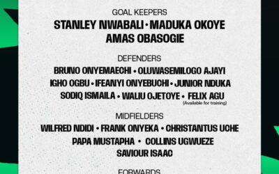 Super Eagles Name Strong Squad for Unity Cup Showdown Against Ghana