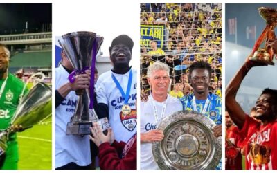 Ghanaian Stars Shine Bright: 11 Players Who Lifted Trophies in the 2024/25 Season