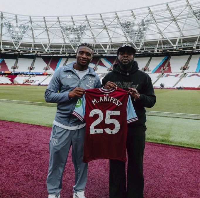 Rap Royalty Meets Football Star: M.anifest and Mohammed Kudus Share Special Moment in London