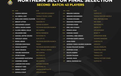 Second Batch of Talents Arrive in Kumasi as Black Starlets Screening Enters Final Phase in Northern Sector