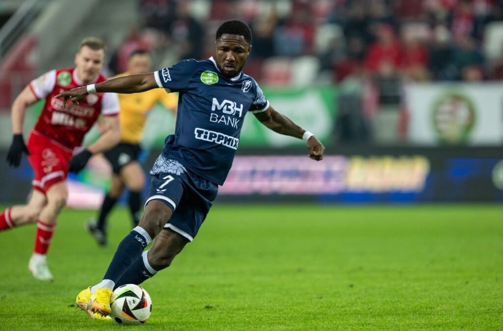 Joel Fameyeh’s Moment: Ghanaian Striker One Win Away from History with Puskás Akadémia