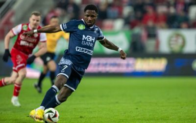 Joel Fameyeh’s Moment: Ghanaian Striker One Win Away from History with Puskás Akadémia