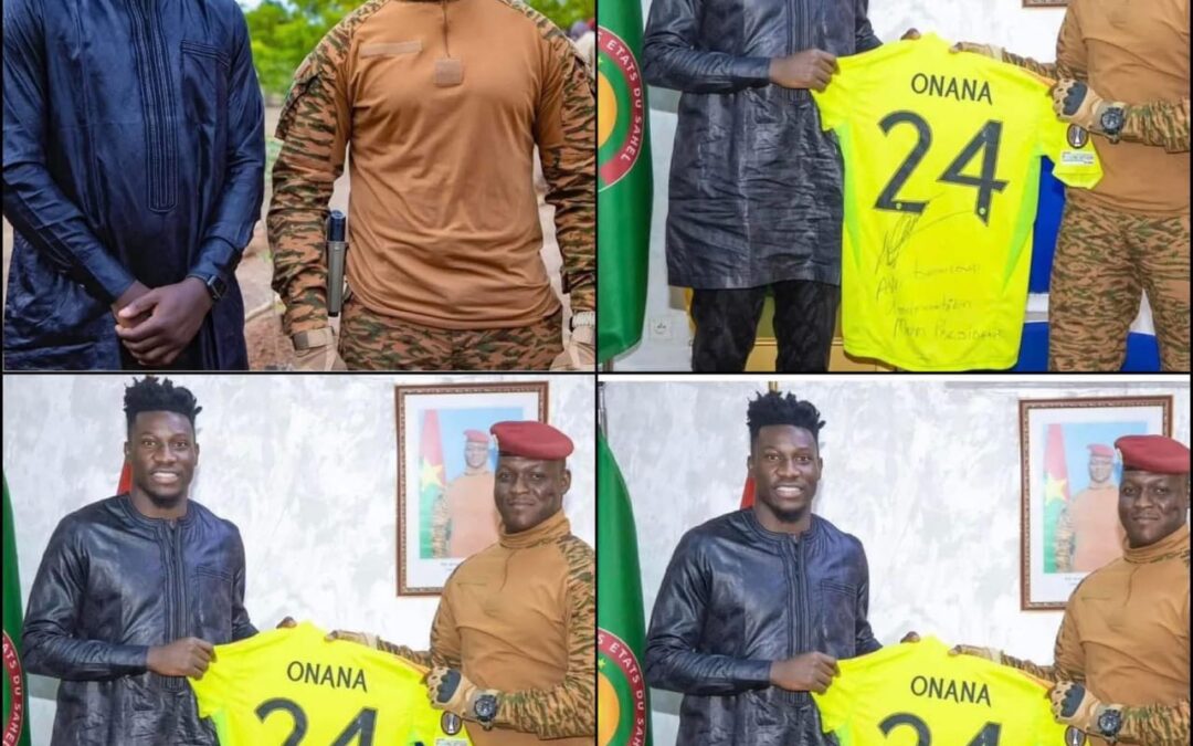 Andre Onana Meets Ibrahim Traoré: A Gesture of Unity and Respect