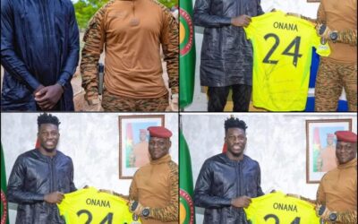 Andre Onana Meets Ibrahim Traoré: A Gesture of Unity and Respect