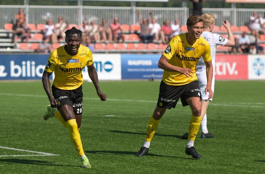 James Ampofo Brace Powers Raufoss to Crushing 6-1 Victory Over Hødd