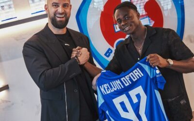 “Kelvin Ofori Sets Sights on Trophies and European Glory with Slovan Bratislava”