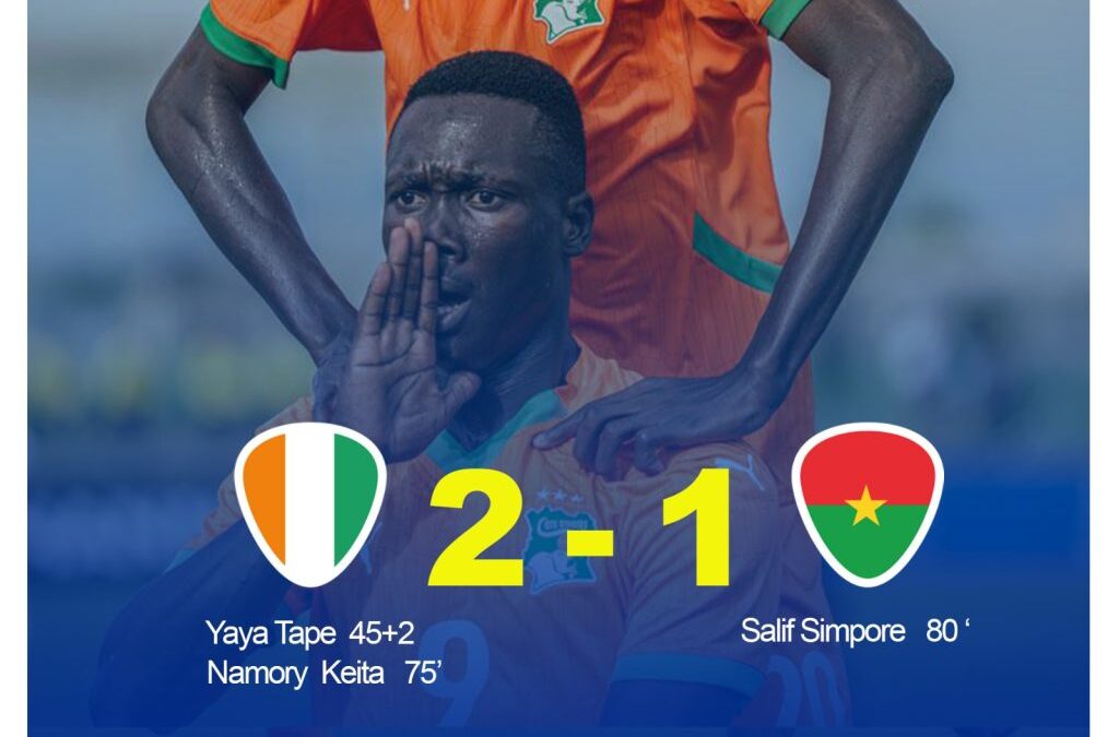 Young Elephants Roar Early: Ivory Coast Edge Burkina Faso 2-1 in WAFU B U20 Opener