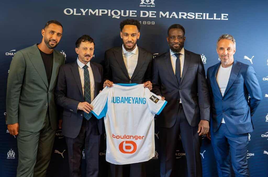 Auba Returns to Marseille: A New Chapter Begins at the Vélodrome ⚪️