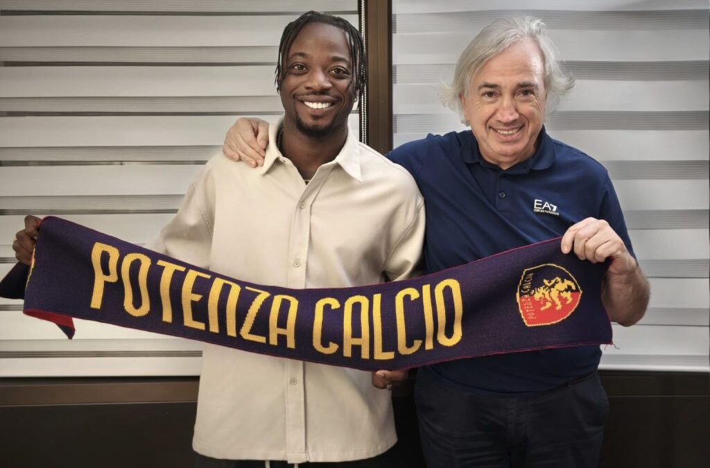 Claud Adjapong Joins Potenza Calcio on Two-Year Deal, Eyes Career Revival