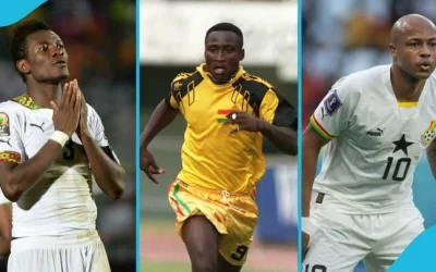 Ghana’s Greatest Marksmen: Ranking the Black Stars’ Top 10 All-Time Goal Scorers