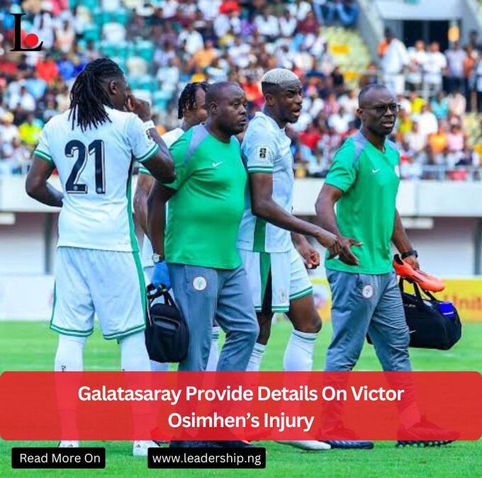 Galatasaray Reveal Extent of Victor Osimhen’s Injury After Rwanda Clash
