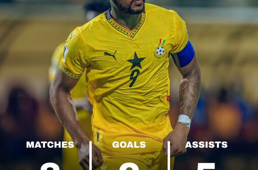 Jordan Ayew’s Historic Run: A Golden Era of Goal Scoring for Ghana