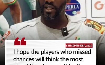 Otto Addo Sends Strong Message: “Learn and Improve” After Missed Chances Against Mali