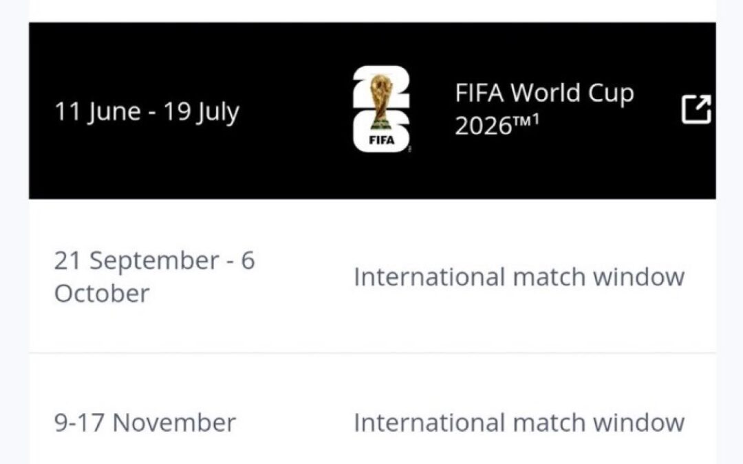 FIFA Merges September and October Windows into One Mega International Break