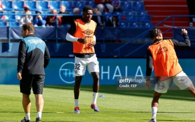 Nathaniel Adjei’s Year of Grit: Ghanaian Defender Back in Lorient Training After Long Injury Battle