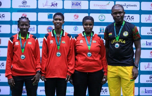 Ghana’s Women’s Table Tennis Team Seal Historic Spot at 2025 ITTF African Championships