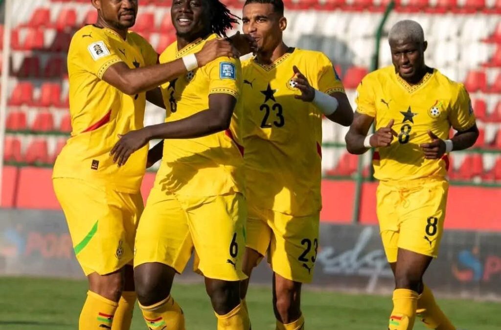 Five-Star Ghana Crush CAR to Edge Closer to 2026 World Cup Ticket