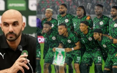 “It’s Very Difficult to Win in Morocco” — Regragui Warns Super Eagles Ahead of AFCON Semi-Final
