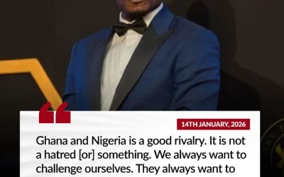 It’s Passion, Not Hatred” — Asamoah Gyan Clarifies Ghana–Nigeria Football Rivalry