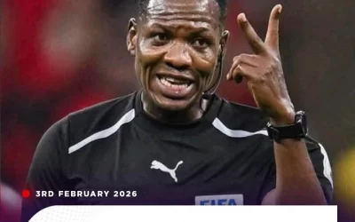 CAF Hands Ghanaian Referee Daniel Laryea High-Profile Confederation Cup Assignment