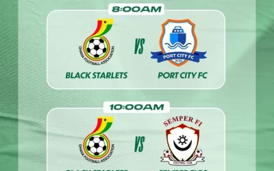 Black Starlets Step Up AFCON Preparations with Double Friendly Test in Prampram