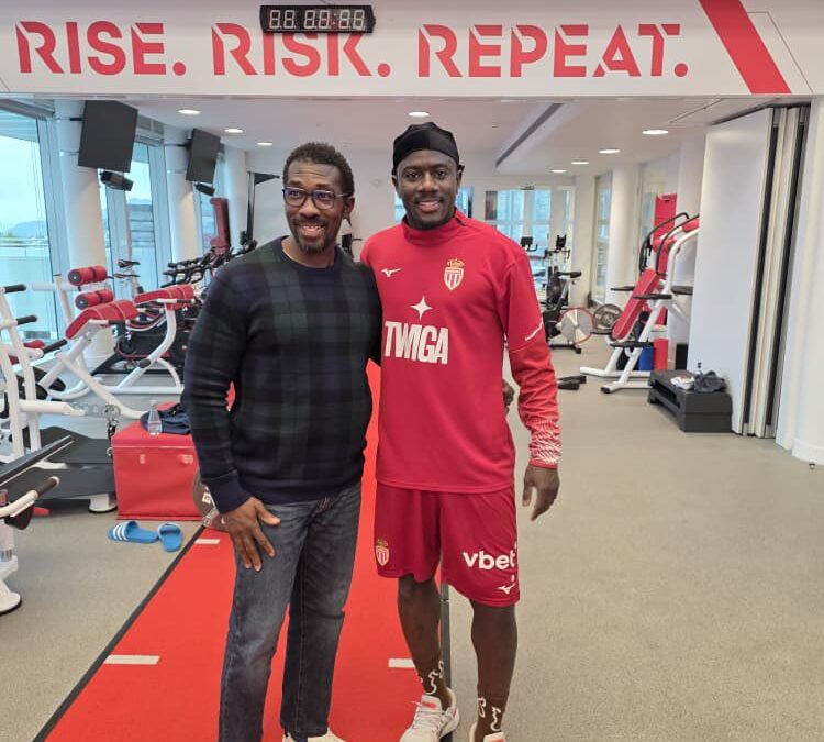 Dr. Pambo Checks on Salisu in Monaco as Black Stars Step Up World Cup Preparations