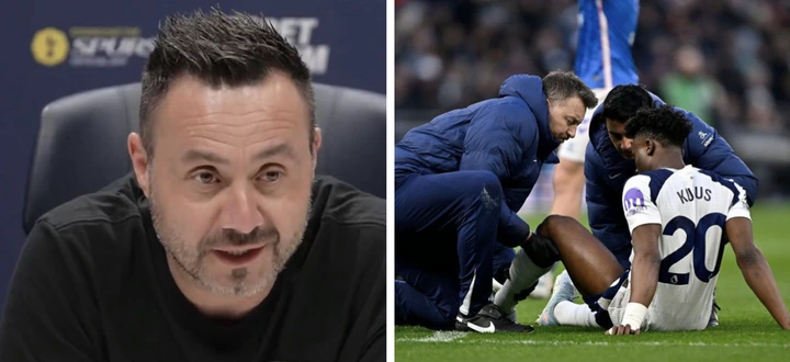 De Zerbi Admits Kudus Blow as Spurs Boss Prepares for Tough Start